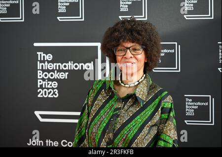 Londres, Royaume-Uni. 23rd mai 2023. Margaret Yvonne Busby, CBE, participe au Prix international du Booker 2023 au Sky Garden, Londres, Royaume-Uni. Crédit : voir Li/Picture Capital/Alamy Live News Banque D'Images