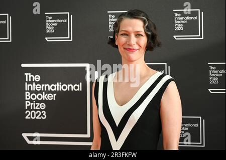 Londres, Royaume-Uni. 23rd mai 2023. Gaby Wood, Directrice de la Fondation du Prix Booker, participe au Prix International Booker 2023 au Sky Garden, Londres, Royaume-Uni. Crédit : voir Li/Picture Capital/Alamy Live News Banque D'Images