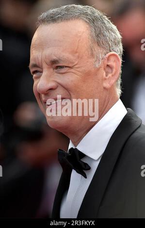 Cannes, France. 23rd mai 2023. Tom Hanks arrive au tapis rouge de la ville astéroïde lors du festival annuel de Cannes 76th au Palais des Festivals sur 23 mai 2023 à Cannes, France. Photo de Rocco Spaziani/UPI crédit: UPI/Alay Live News Banque D'Images