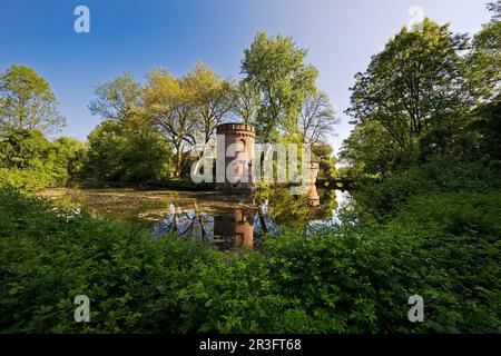 Château de Bladenhorst, Castrop-Rauxel, région de la Ruhr, Rhénanie-du-Nord-Westphalie, Allemagne, Europe Banque D'Images