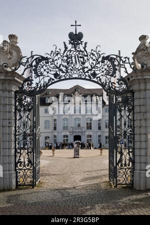 Château d'Engers, Neuwied, District de Neuwied, Rhénanie-Palatinat, Allemagne, Europe Banque D'Images
