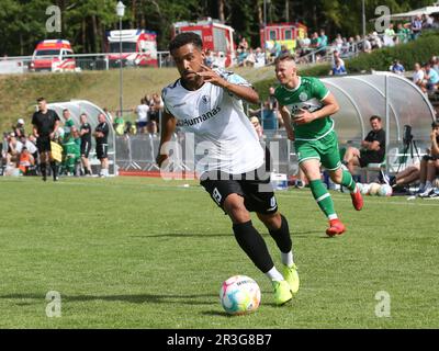 Leon Bell Bell (1.FC Magdeburg) -DFB DFL football 2.Bundesliga saison 2022-2023 test match Grün Weiss Ilsenburg - 1. FC Magdebu Banque D'Images