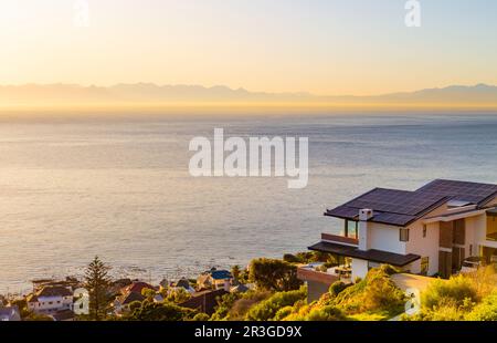 Vue panoramique sur False Bay, le Cap Banque D'Images