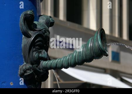 Fontaine Fritschi à Lucerne Banque D'Images