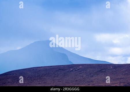 Slievemore Mountain, île d'Achill, Irlande Banque D'Images