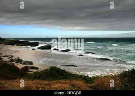 Littoral orageux, Augusta, Australie du Sud-Ouest Banque D'Images