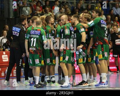 Time Out SC Magdeburg HBL Liqui Moly Handball Bundesliga, saison 2022-23,01. matchday SC Magdeburg contre ASV Hamm Westfalen 04.09.20 Banque D'Images