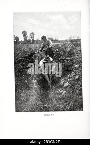 Photographie en noir et blanc tirée du livre « Highways and byways of the Mississippi Valley » de Clifton Johnson, 1865-1940 Date de publication 1906 publié à New York, la société Macmillan; de la série See America First Banque D'Images