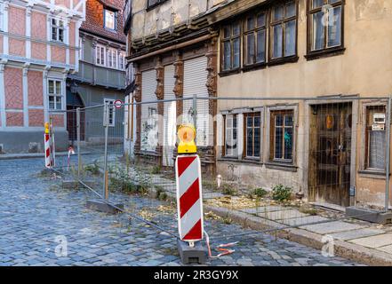 Vieille ville historique de Quedlinburg Banque D'Images