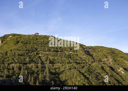 Vue depuis Herzogstand en automne Banque D'Images