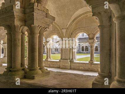 FRANCE. BOURGOGNE. CÔTE-D'OR (21) MONTBARD. L'ABBAYE DE FONTENAY (XIIÈME SIÈCLE), CLASSÉE PATRIMOINE MONDIAL DE L'HUMANITÉ PAR L'UNESCO Banque D'Images