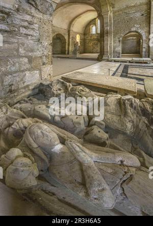 FRANCE. BOURGOGNE. CÔTE-D'OR (21) MONTBARD. L'ABBAYE DE FONTENAY (XIIÈME SIÈCLE), CLASSÉE PATRIMOINE MONDIAL DE L'HUMANITÉ PAR L'UNESCO Banque D'Images