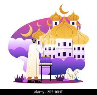Concept Ramadan Kareem Illustration de Vecteur