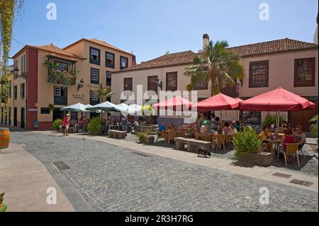 Placeta de Borrero dans la vieille ville de Santa Cruz de la Palma, la Palma, îles Canaries, Espagne Banque D'Images