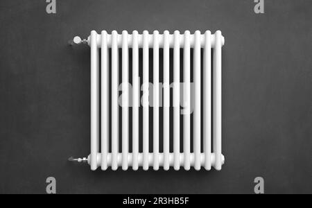 Radiateur classique devant l'arrière-plan - 3D Illustration Banque D'Images