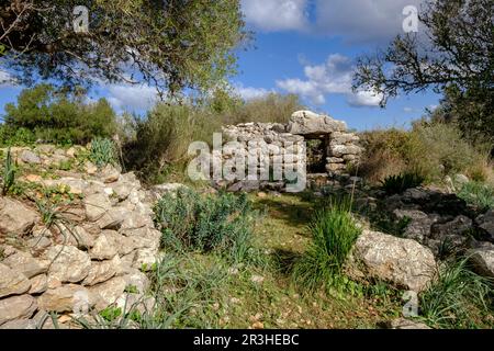 Talaiot, son Ferrandell-son Oleza, I milenio a C., Valldemossa, Majorque, Iles Baléares, espagne. Banque D'Images