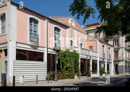 teatro Pereyra, 1898, bien culturel, Ibiza, Iles baléares, Espagne. Banque D'Images