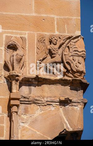 Le Palacio de los Ríos y Salcedo, Renacentista, siglo XVI, Archivo Histórico Provincial, Soria, Comunidad Autónoma de Castilla, l'Espagne, l'Europe. Banque D'Images