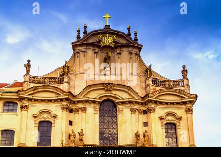 L'église Saint-Nicolas à Prague Banque D'Images