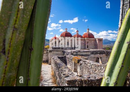 San Pablo Villa de Mitla, Oaxaca, Mexique Banque D'Images