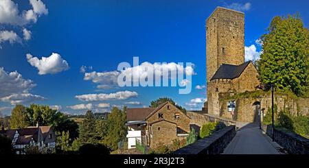 Château de Blankenstein, Hattingen, région de la Ruhr, Rhénanie-du-Nord-Westphalie, Allemagne, Europe Banque D'Images