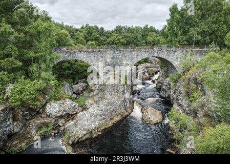 Garve, Blackwater Falls, Écosse, Highland, Grande-Bretagne Banque D'Images