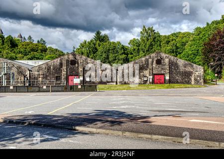 Blair Atholl, Whisky, distillerie, Pitlochry, Highland, Écosse, Grande-Bretagne Banque D'Images