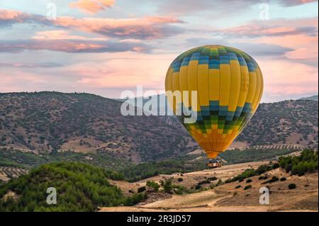 Hot Air Balloon flight Banque D'Images