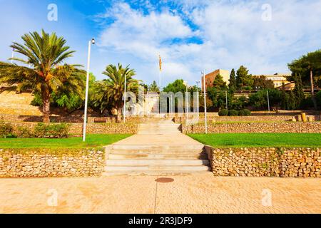 Miracle parc public à Tarragone. Tarragone est une ville portuaire située dans le nord-est de l'Espagne sur la Costa Daurada en Catalogne en Espagne. Banque D'Images