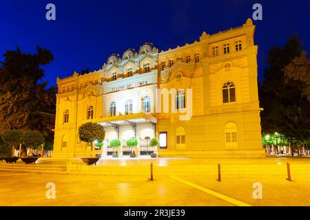 Théâtre Romea ou Teatro de Romea à Murcia. Murcia est une ville dans le sud-est de l'Espagne. Banque D'Images