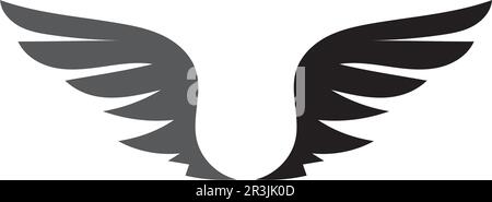 Logo Falcon Wings modèle icône vectorielle logo design Illustration de Vecteur