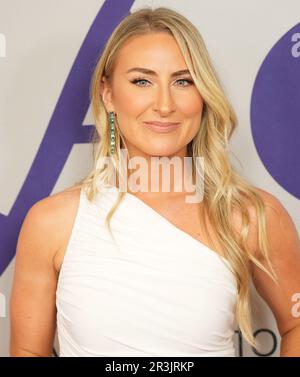 Los Angeles, États-Unis. 23rd mai 2023. Katie Conway arrive au Gala annuel des prix Gracie 48th de la Fondation Alliance for Women in Media, qui s'est tenu à l'hôtel quatre saisons de Beverly Wilshire, à Beverly Hills, en Californie, le mardi, ?23 mai 2023. (Photo par Sthanlee B. Mirador/Sipa USA) crédit: SIPA USA/Alay Live News Banque D'Images