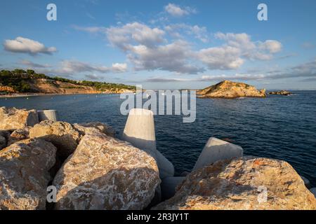 Portals Nous, Els Terrers de s'Hostalet, Palma, Majorque, îles Baléares, Espagne. Banque D'Images