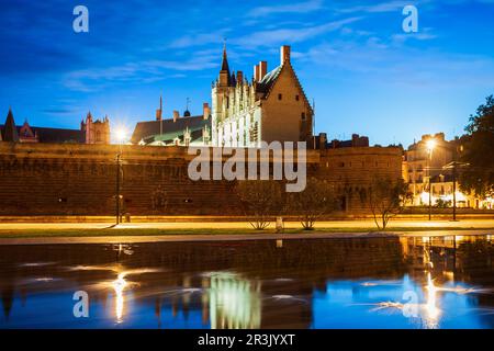 Château des Ducs de Bretagne ou Chateau des ducs de Bretagne est un château dans la ville de Nantes en France Banque D'Images