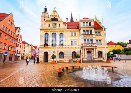 Vieille mairie d'Ingolstadt ou Rathaus. Ingolstadt est une ville de Bavière, Allemagne. Banque D'Images