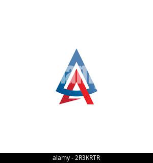 Une lettre modèle icône vecteur illustration design Illustration de Vecteur