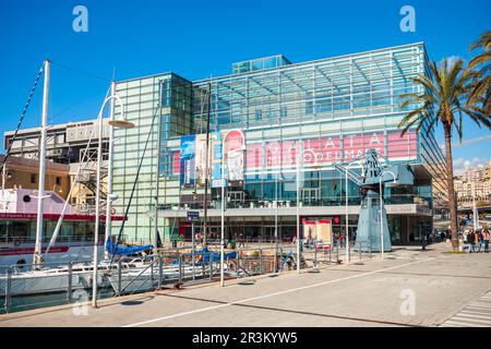 GÊNES, ITALIE - 08 AVRIL 2019: Galata Museo del Mare di Genova est le plus grand musée maritime situé dans la ville de Gênes dans la région de Ligurie en Italie Banque D'Images