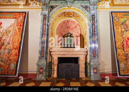 Munich, Allemagne - 07 juillet 2021 : intérieur du musée de la Résidence de Munich. Munchen Residenz est l'ancien palais royal de Munich, en Allemagne. Banque D'Images