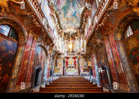 Munich, Allemagne - 07 juillet 2021 : l'église ASAM ou Saint Johann Nepomuk ou Asamkirche est une église baroque de Munich, dans le sud de l'Allemagne Banque D'Images