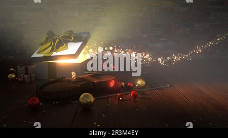 Des chants de Noël Banque D'Images