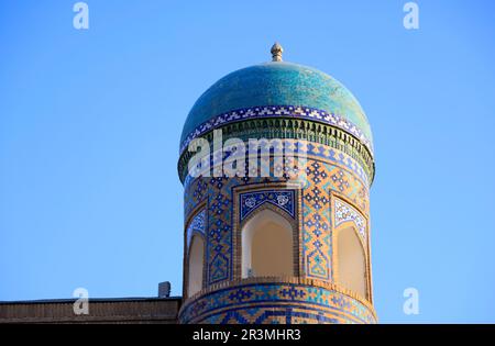 Détail de la place du Registan à Samarkand, Ouzbékistan Banque D'Images