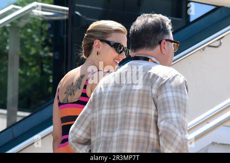 Cannes, France. 24th mai 2023. Scarlett Johansson - Photocall de la ville astéroïde, - le Festival annuel du film de Cannes 76th CANNES, FRANCE sur 24 mai 2023. (Photo de Lionel Urman/Sipa USA) crédit: SIPA USA/Alay Live News Banque D'Images