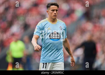 Bilbao, Espagne. 20th mai 2023. Franco Cervi de RC Celta pendant le match de la Liga entre le Club Athlétique et le RC Celta a joué au stade San Mames sur 20 mai 2023 à Bilbao, en Espagne. (Photo de Cesar Ortiz/PRESSIN) crédit: PRESSINPHOTO SPORTS AGENCY/Alay Live News Banque D'Images