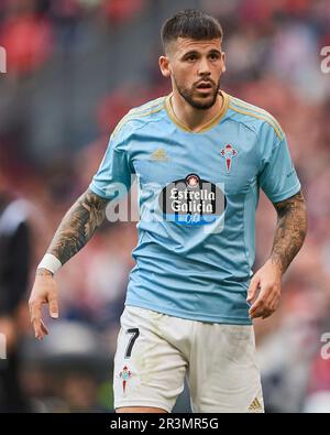 Bilbao, Espagne. 20th mai 2023. Carles Perez de RC Celta pendant le match de la Liga entre Athletic Club et RC Celta joué au stade San Mames sur 20 mai 2023 à Bilbao, Espagne. (Photo de Cesar Ortiz/PRESSIN) crédit: PRESSINPHOTO SPORTS AGENCY/Alay Live News Banque D'Images
