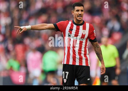 Bilbao, Espagne. 20th mai 2023. Yuri Berchiche du Club Athlétique lors du match de la Liga entre le Club Athlétique et le RC Celta joué au stade San Mames sur 20 mai 2023 à Bilbao, Espagne. (Photo de Cesar Ortiz/PRESSIN) crédit: PRESSINPHOTO SPORTS AGENCY/Alay Live News Banque D'Images