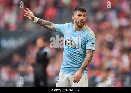 Bilbao, Espagne. 20th mai 2023. Carles Perez de RC Celta pendant le match de la Liga entre Athletic Club et RC Celta joué au stade San Mames sur 20 mai 2023 à Bilbao, Espagne. (Photo de Cesar Ortiz/PRESSIN) crédit: PRESSINPHOTO SPORTS AGENCY/Alay Live News Banque D'Images