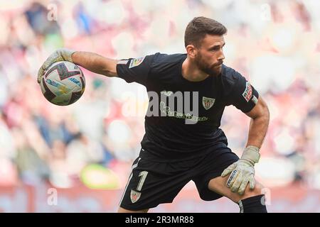 Bilbao, Espagne. 20th mai 2023. Unai Simon du Club Athlétique lors du match de la Liga entre le Club Athlétique et RC Celta a joué au stade San Mames sur 20 mai 2023 à Bilbao, Espagne. (Photo de Cesar Ortiz/PRESSIN) crédit: PRESSINPHOTO SPORTS AGENCY/Alay Live News Banque D'Images