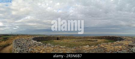 Knockdrum Stone fort Banque D'Images