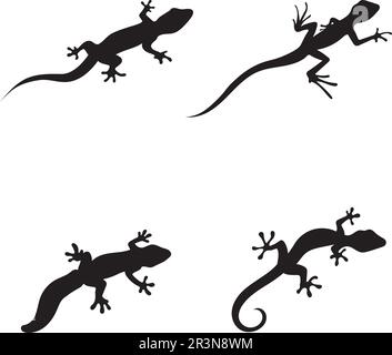 Vecteur de lézard, design, animal, et reptile, gecko Illustration de Vecteur