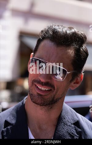David Gandy, Concours sur Savile Row, collaboration entre les tailleurs et quelques-unes des plus grandes voitures classiques du monde automobile, Londres, Angleterre Banque D'Images